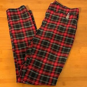 Tommy Hilfiger Red and Black Tartan pants
